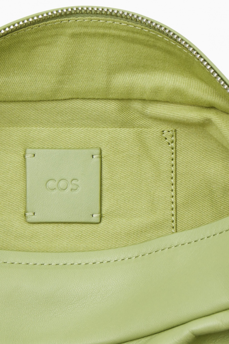 Women's COS Swing Crossbody Leather Crossbody Bag Light Green NZ-64QVCFYLK