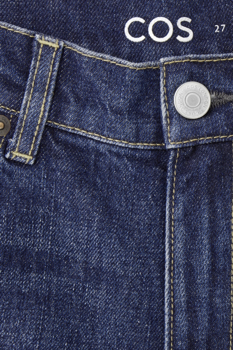 Women's COS Symmetry Straight Jeans Navy NZ-72GYROLJS