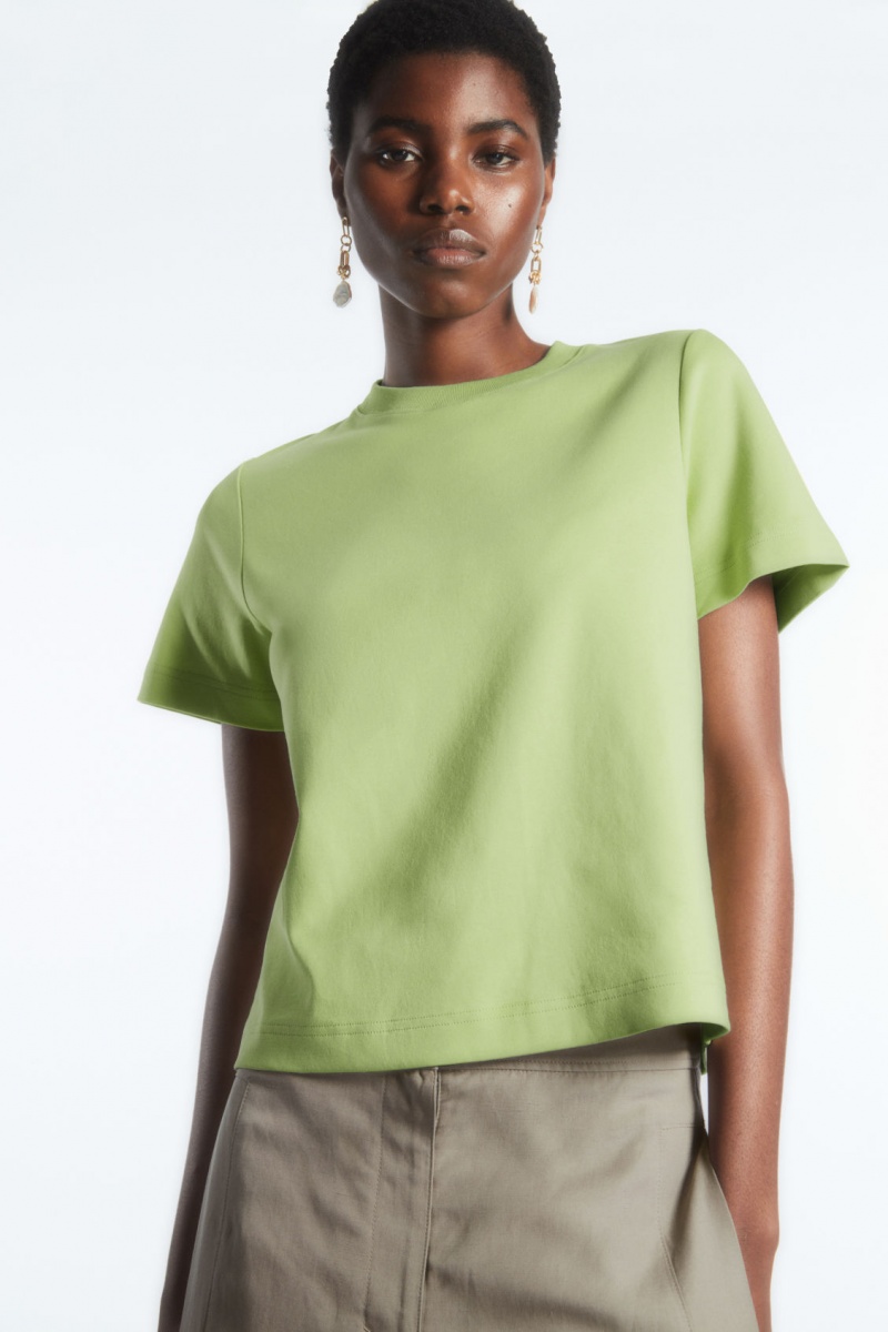 Women's COS The Clean Cut T-Shirt Light Green NZ-12CIEOWLG