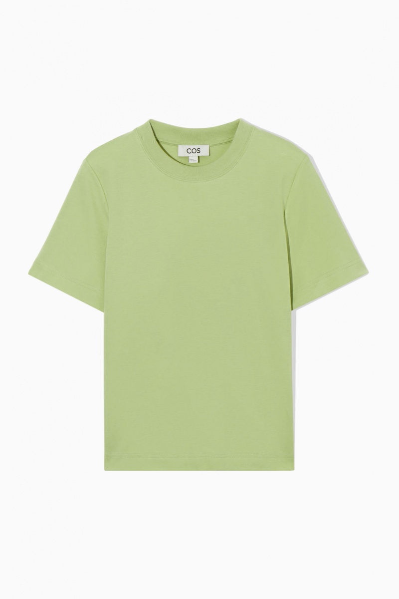 Women's COS The Clean Cut T-Shirt Light Green NZ-12CIEOWLG