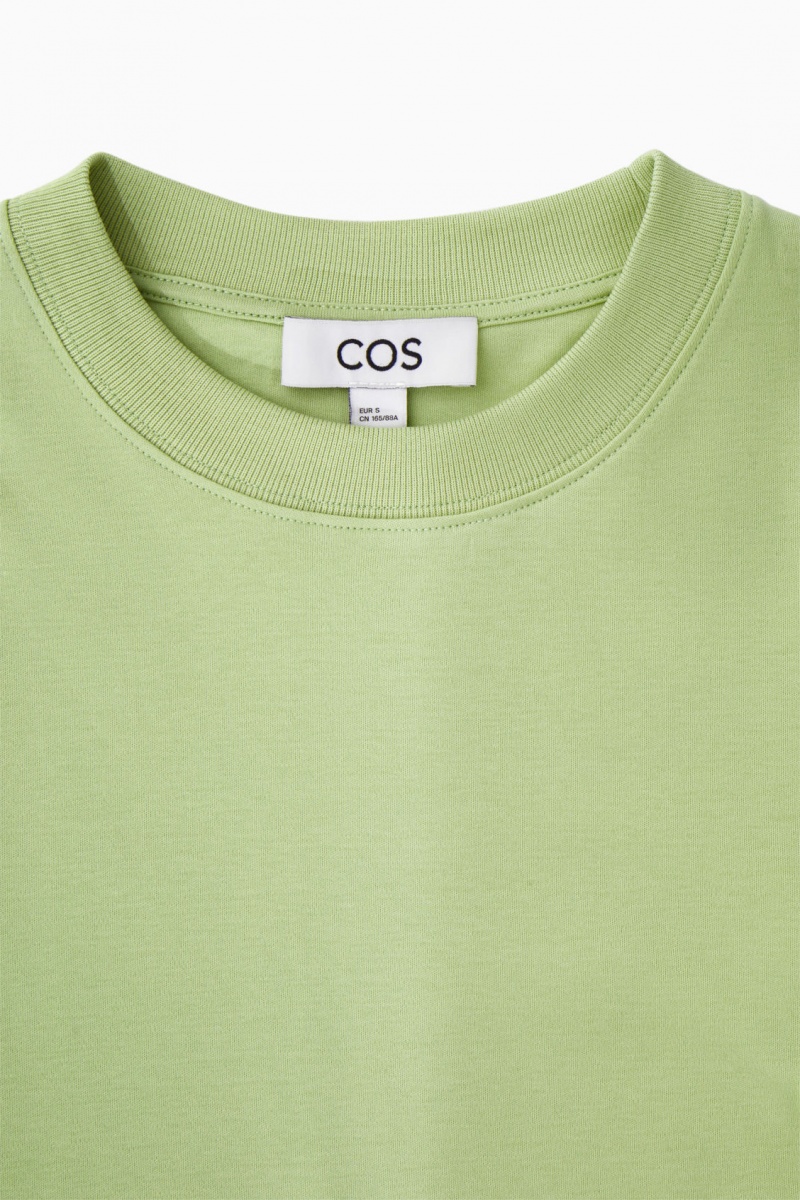 Women's COS The Clean Cut T-Shirt Light Green NZ-12CIEOWLG