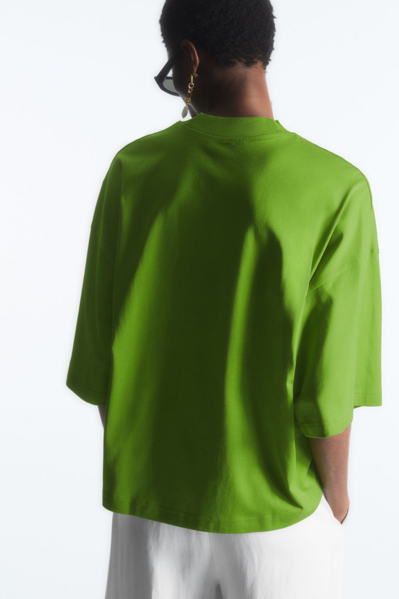 Women's COS The Full Volume T-Shirt Light Green NZ-59YEXDVZC