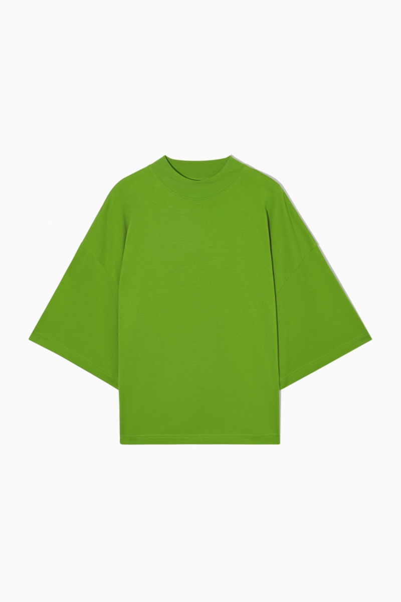 Women's COS The Full Volume T-Shirt Light Green NZ-59YEXDVZC