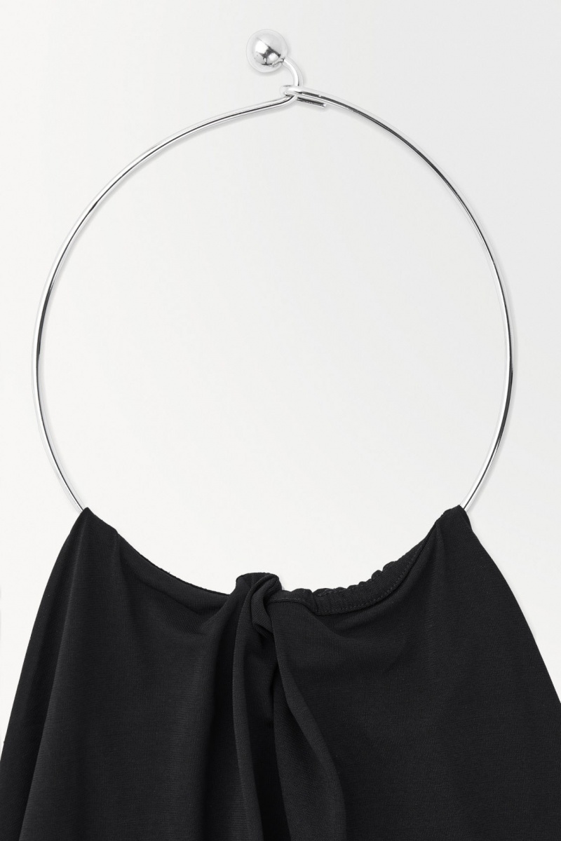 Women's COS The Open-Back Necklace Dress Black NZ-31QBZJSXA