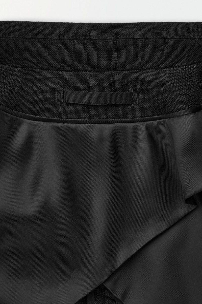 Women's COS The Peak-Lapel Blazer Black NZ-96VDOFNLI