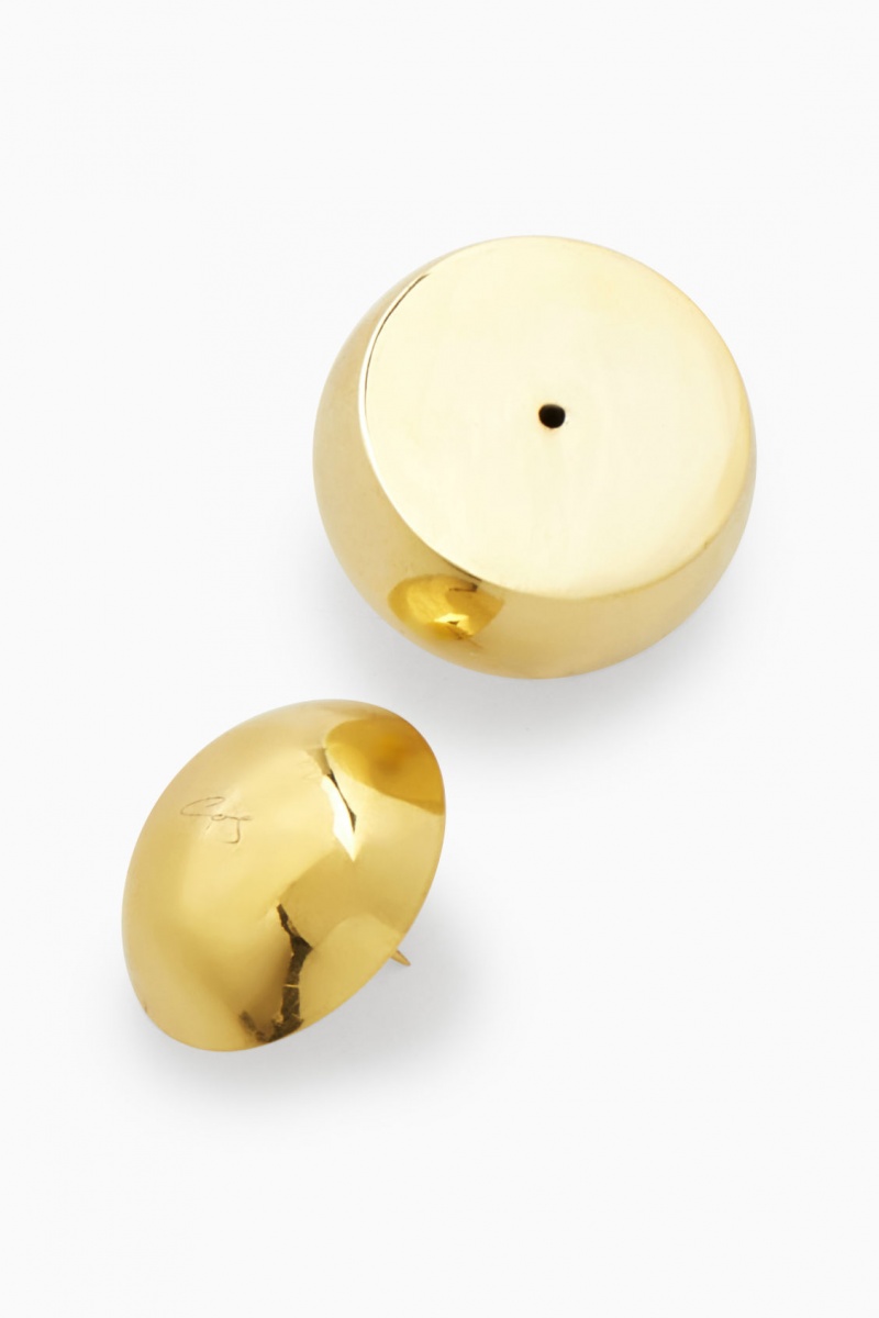 Women's COS The Small Sphere Brooch Gold NZ-32ZDOIHRV