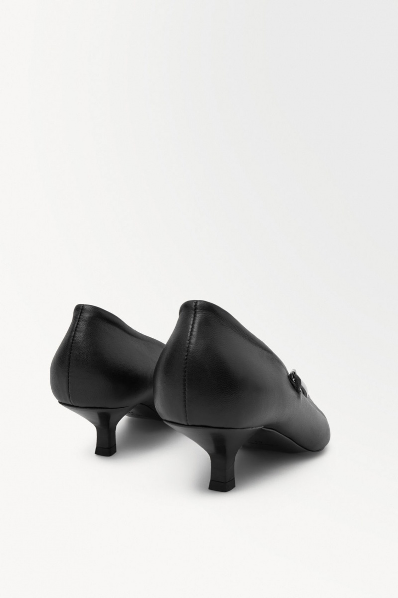 Women's COS The Sphere Point-Toe Pumps Black NZ-28FYWHGDL