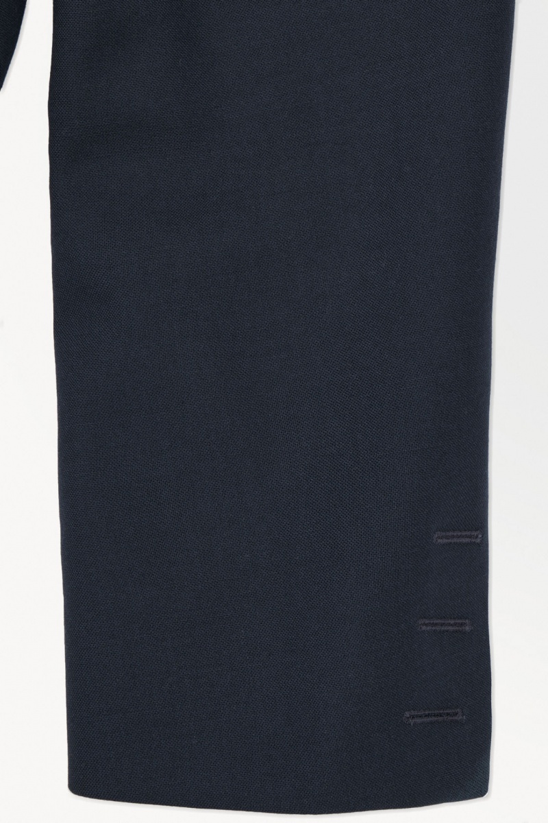 Women's COS The Tailored Mini Dress Dark Turquoise NZ-75OBPJHZQ