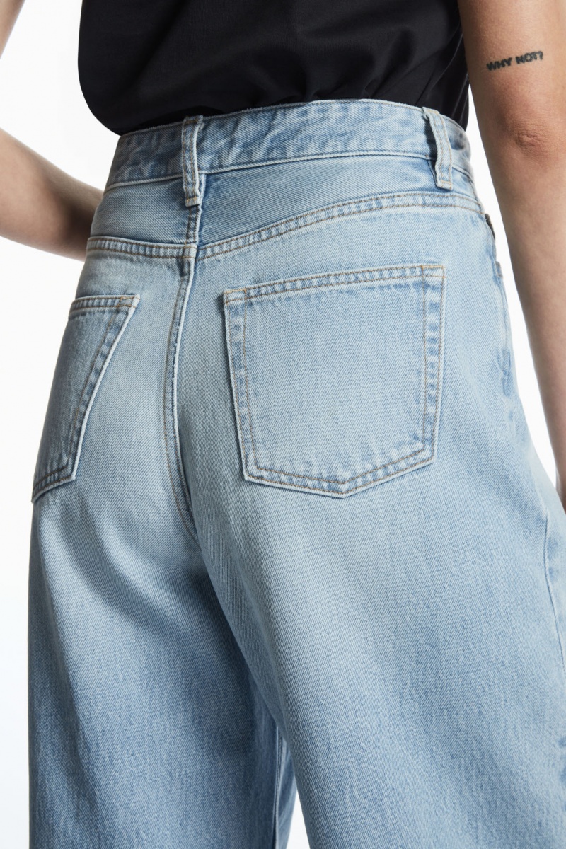Women's COS Tide Wide Jeans Blue NZ-12BRGPDYS