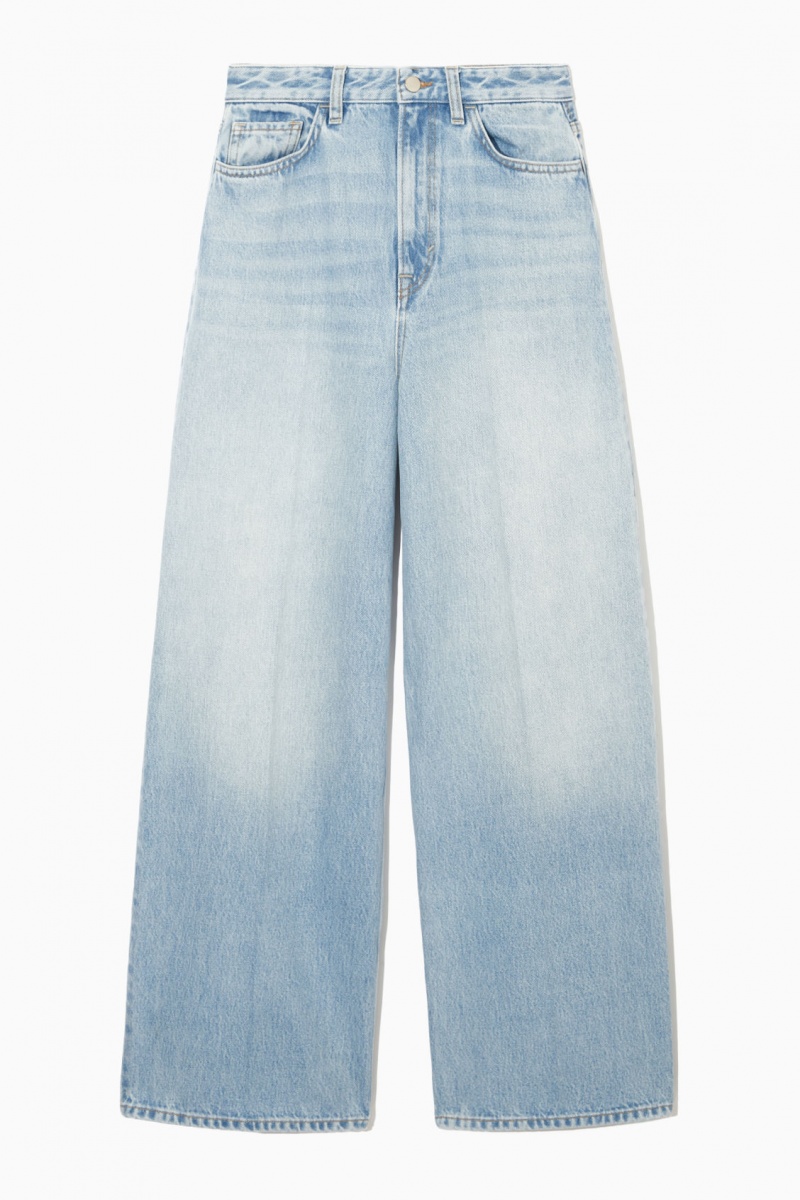 Women's COS Tide Wide Jeans Blue NZ-12BRGPDYS