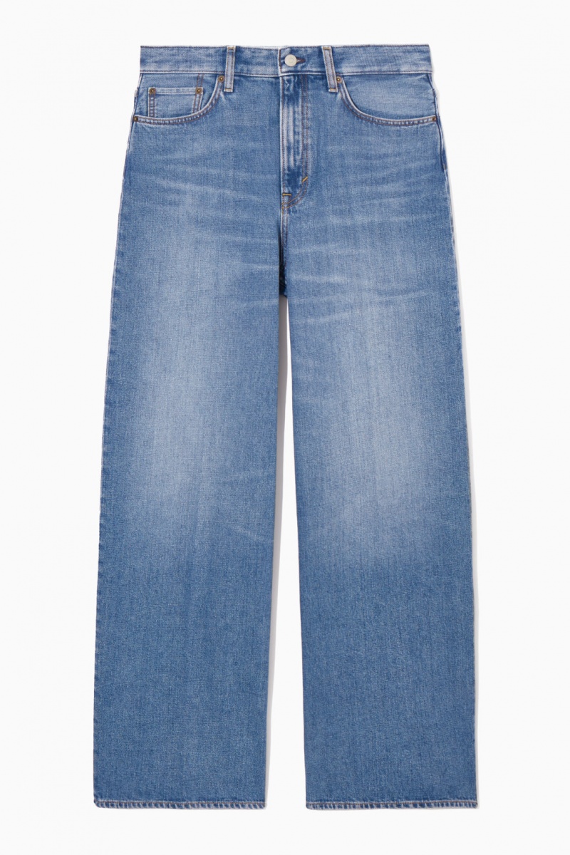 Women's COS Tide Wide Jeans Light Blue NZ-75QVATFXR